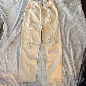 BDG Off-White Casual Jeans